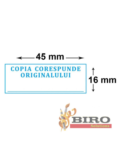 Ștampilă /COPIA CORESPUNDE ORIGINALULUI/ cu loc de semnat, COLOP Printer C30